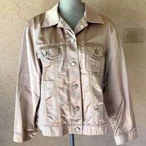Chico’s Casual Sheen Atalia Jacket 3 or 16 NWT